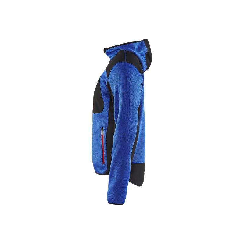 Gebreid vest met softshell