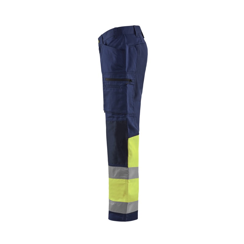 Werkbroek met stretch High Vis