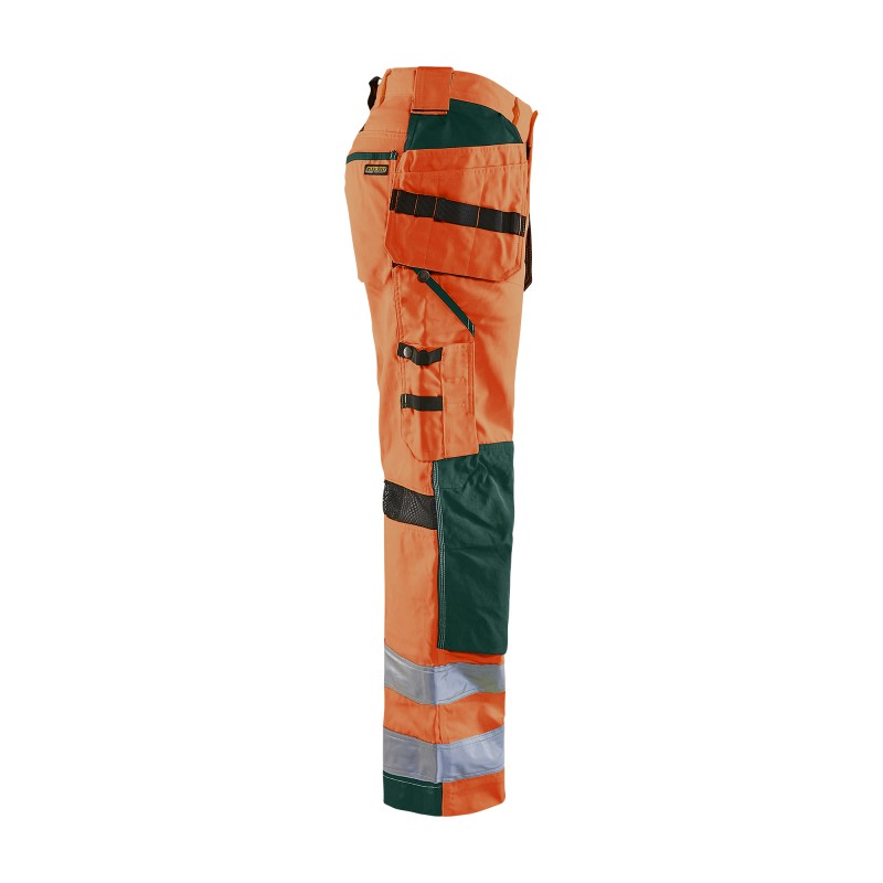 Werkbroek High Vis met ventilatie