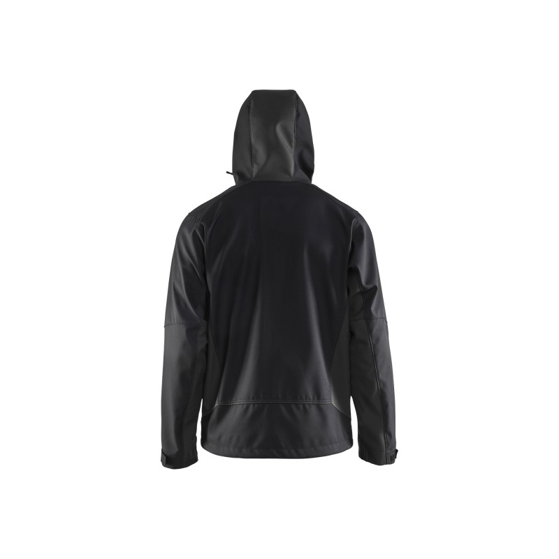 Softshell jack met capuchon