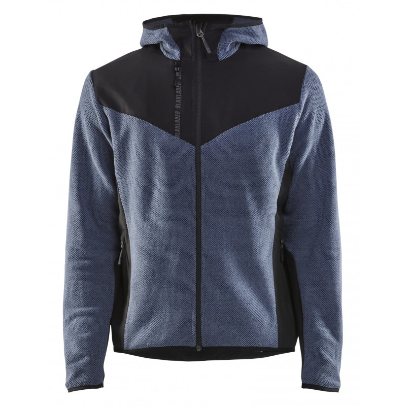 Gebreid jack met softshell