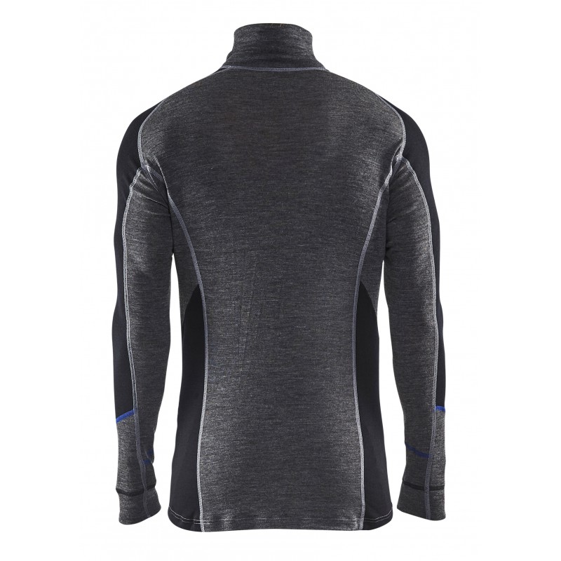 Onderhemd Merino met rits WARM