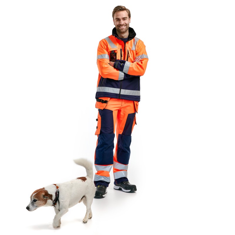 Werkbroek softshell High Vis