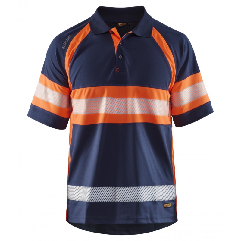 UV-Poloshirt High Vis Klasse 1