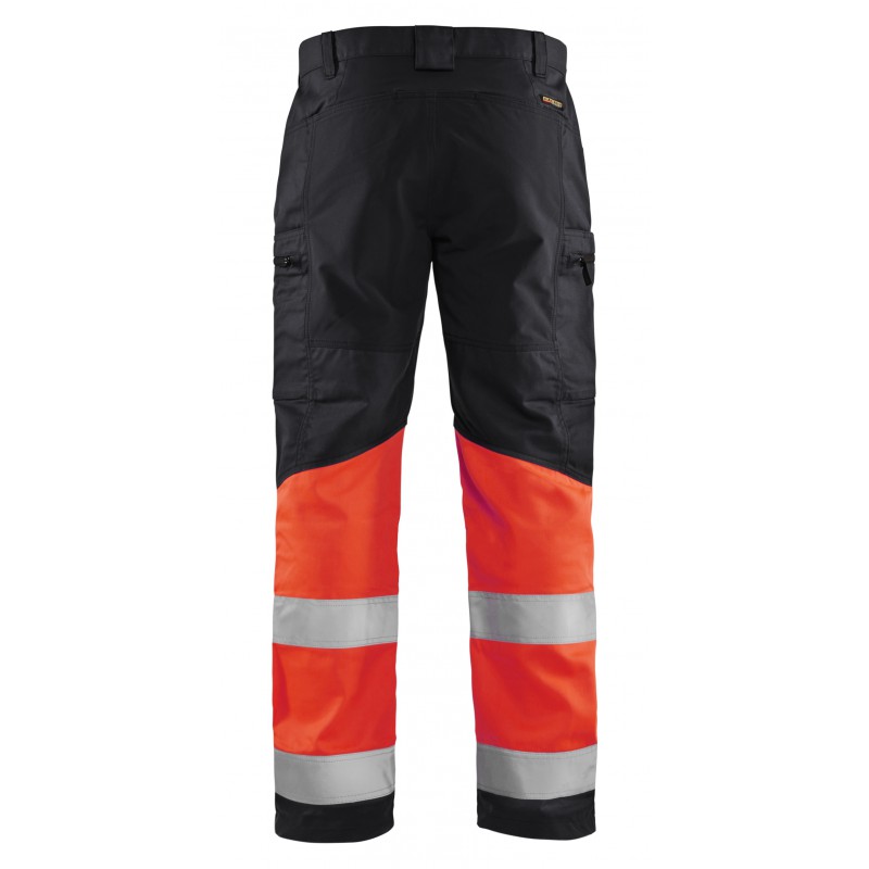Werkbroek met stretch High Vis
