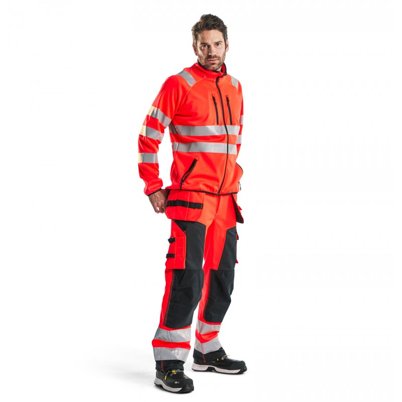 Werkbroek softshell High Vis