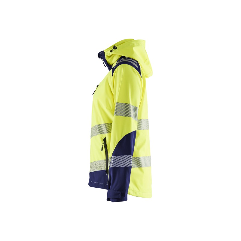 Dames Softshell jack High Vis