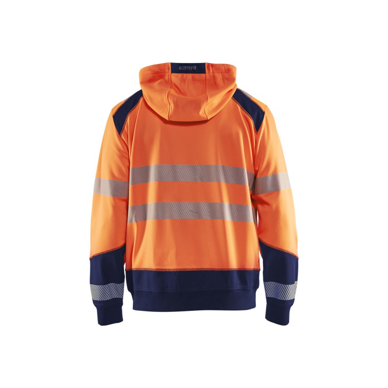 Hooded sweatshirt High Vis