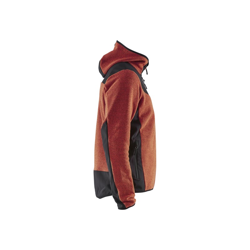 Gebreid jack met softshell