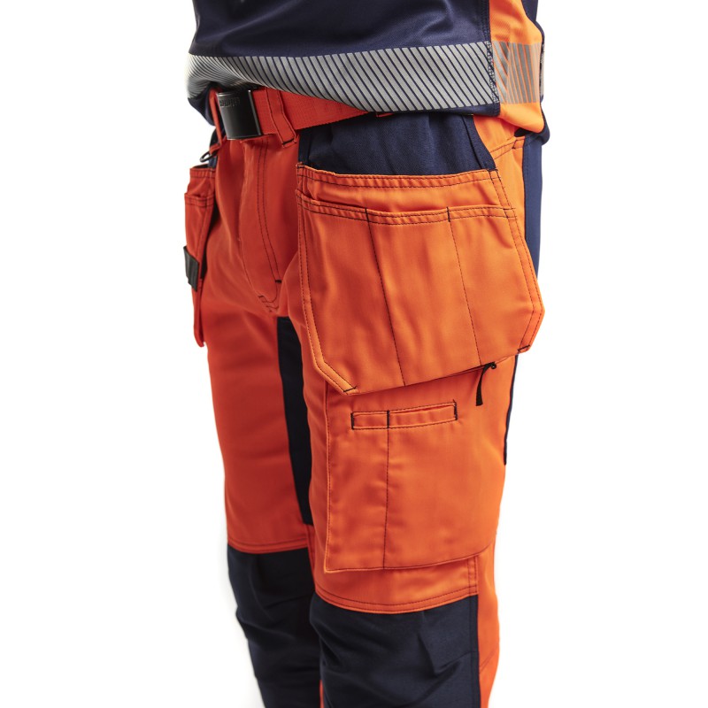 Werkbroek met stretch High Vis