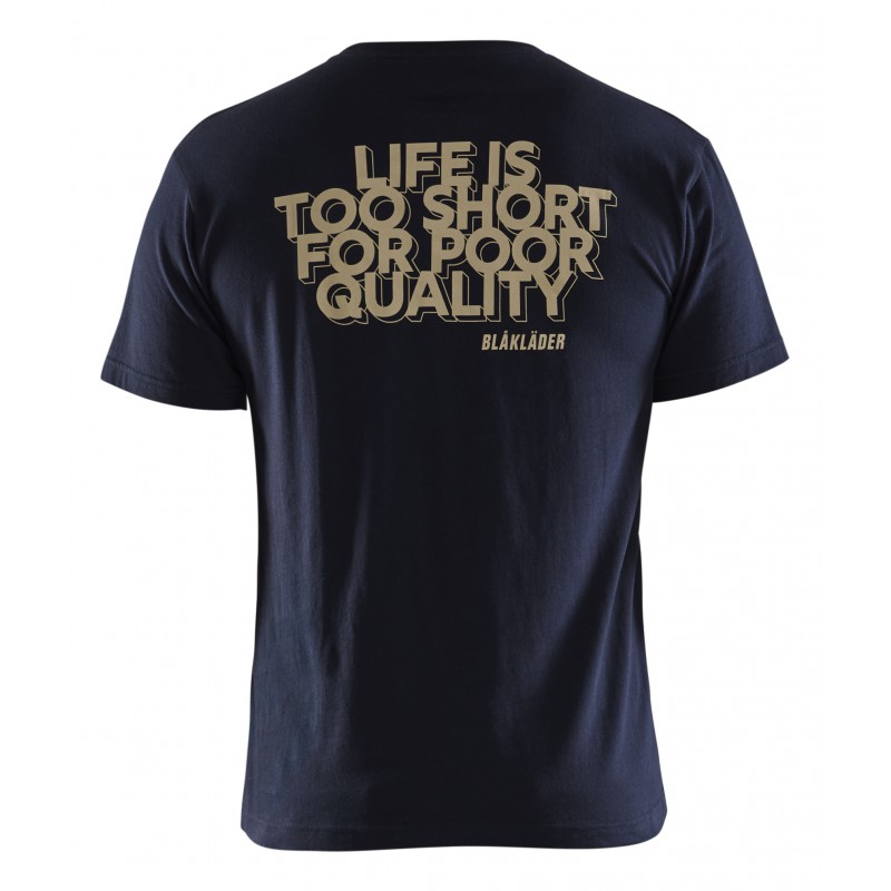 T-shirt Limited Edition 'Life is too short...'