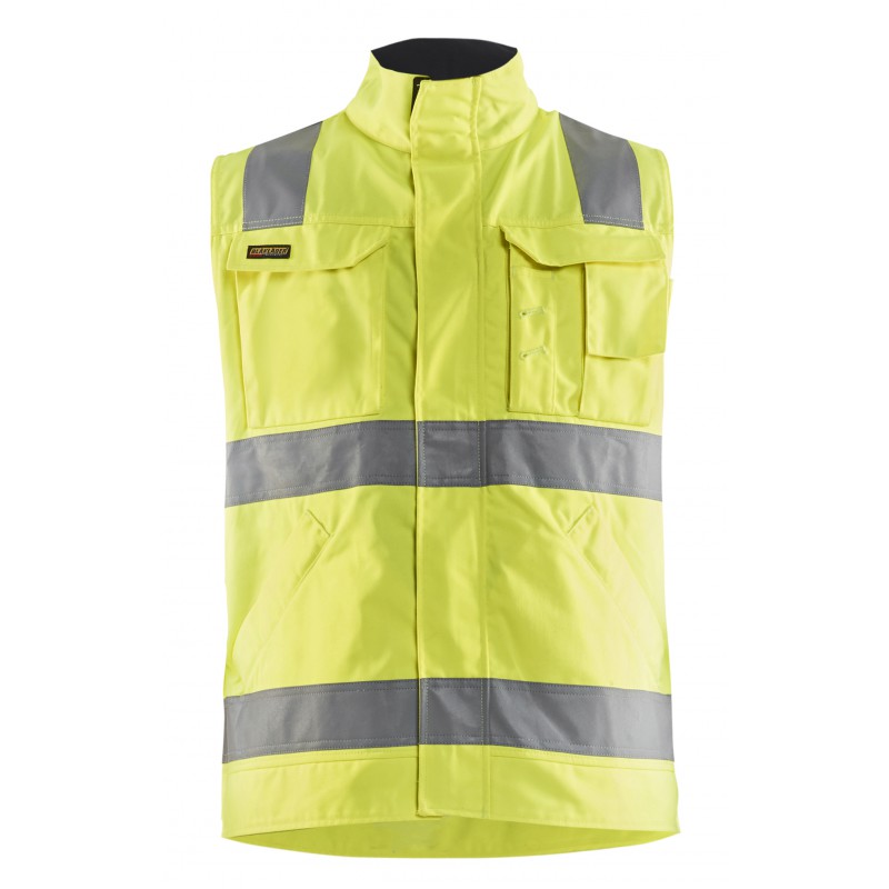 Werkvest. Ongevoerd High Vis