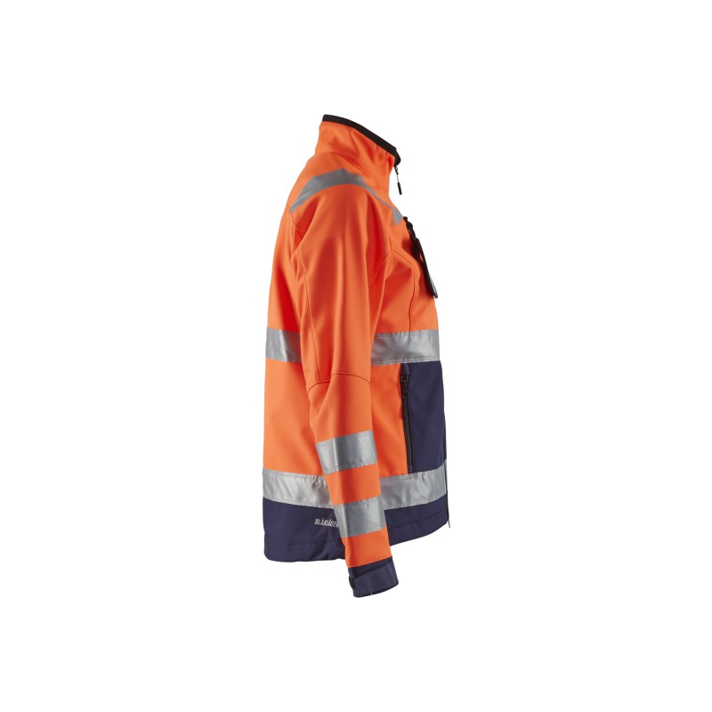 Dames Softshell jack High Vis