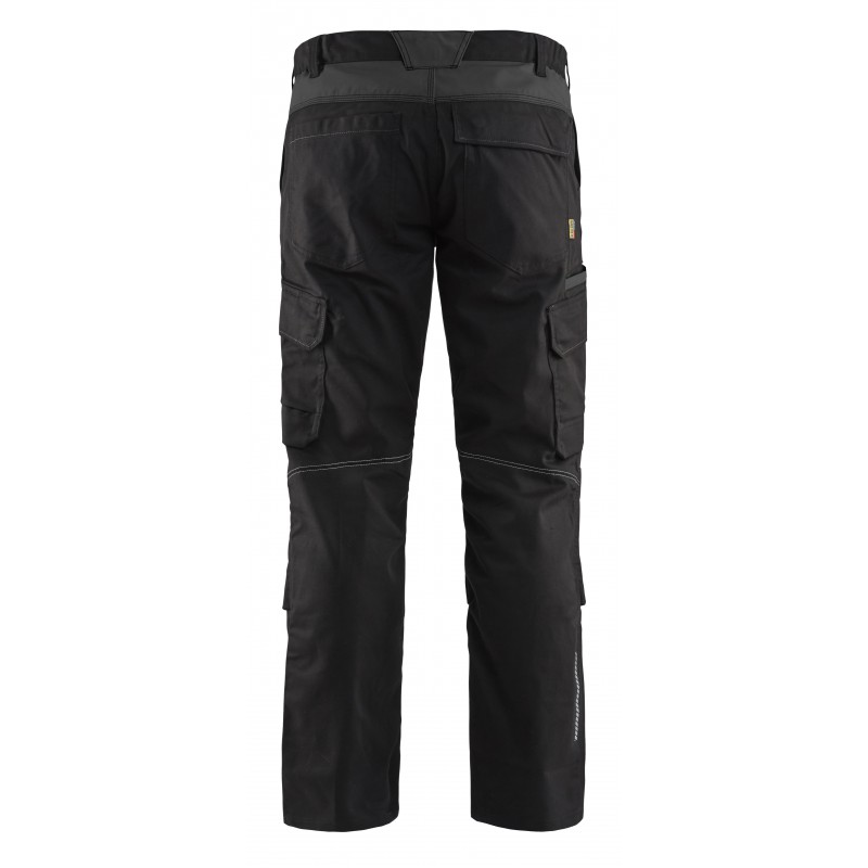 Industrie werkbroek stretch met kniezakken