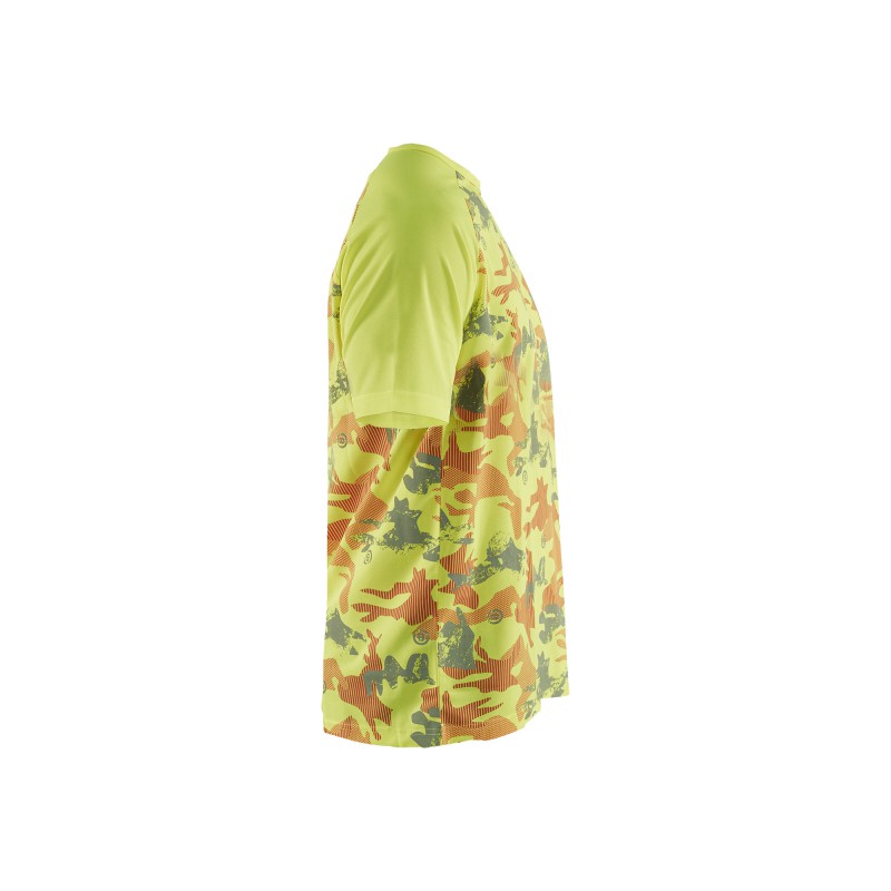 T-shirt functioneel camo