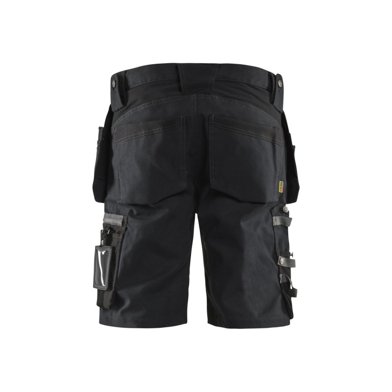 Short met stretch en spijkerzakken