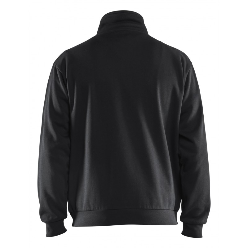 Sweatshirt met halve rits Sweatshirt met halve rits