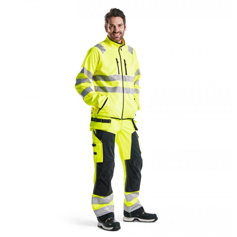 Werkbroek softshell High Vis