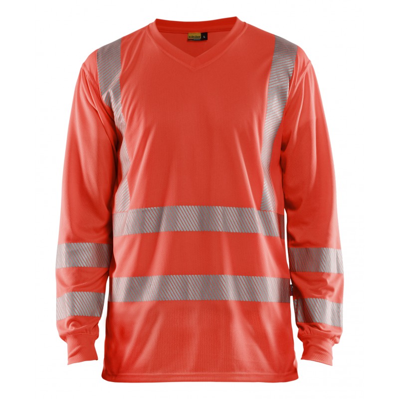 UV-T-shirt lange mouw High Vis
