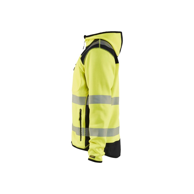 Gebreid vest met capuchon High Vis