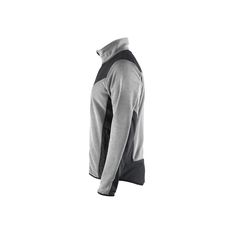 Gebreid vest met softshell