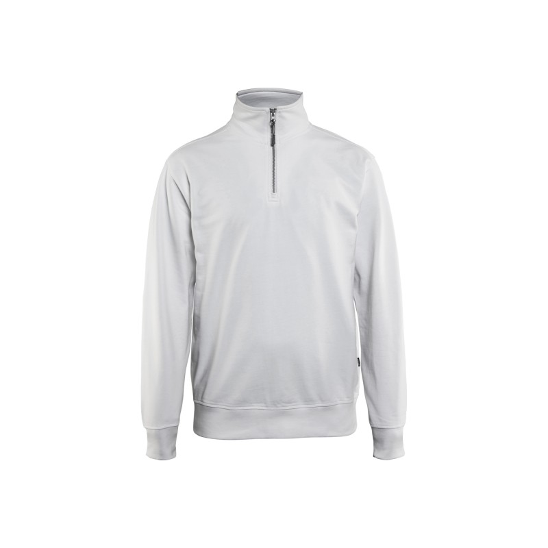 Sweatshirt met halve rits Sweatshirt met halve rits