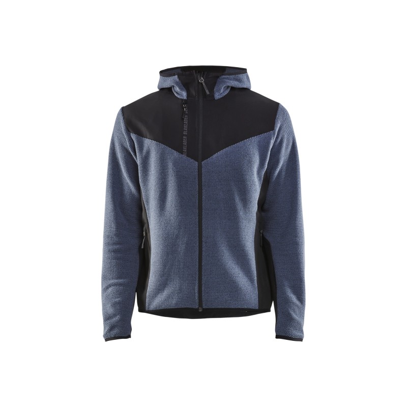 Gebreid jack met softshell