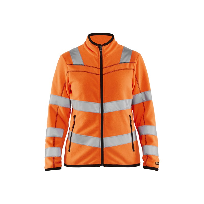 Dames Microfleecevest High Vis