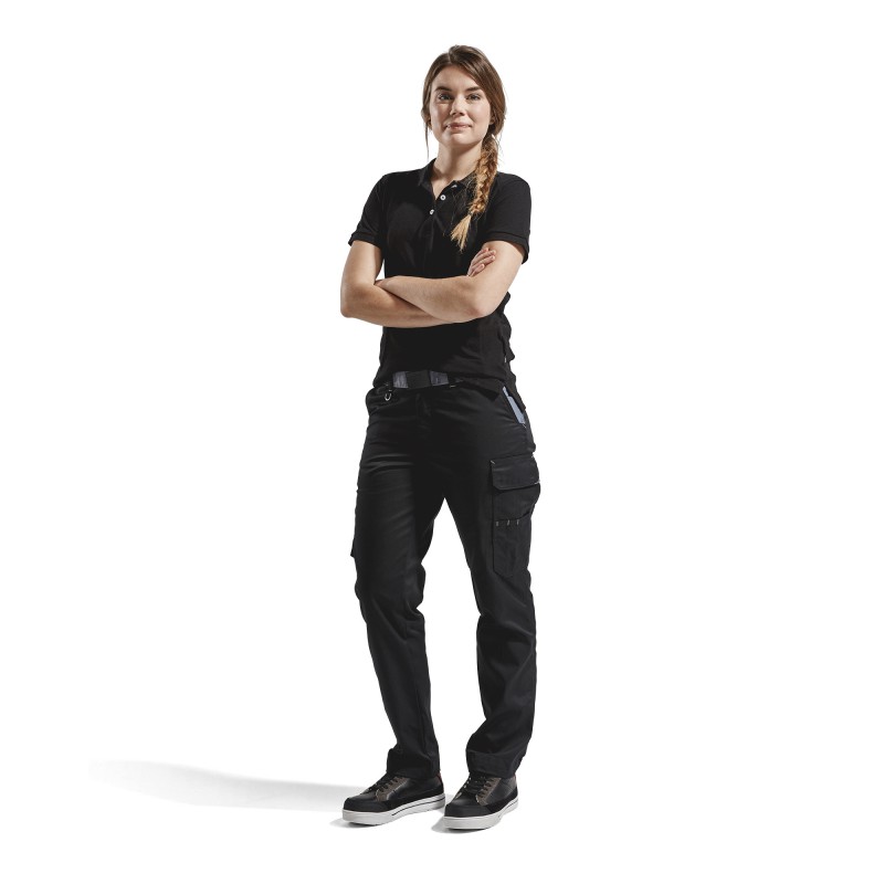 Dames poloshirt piqué