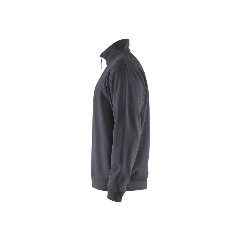 Sweatshirt met halve rits Sweatshirt met halve rits