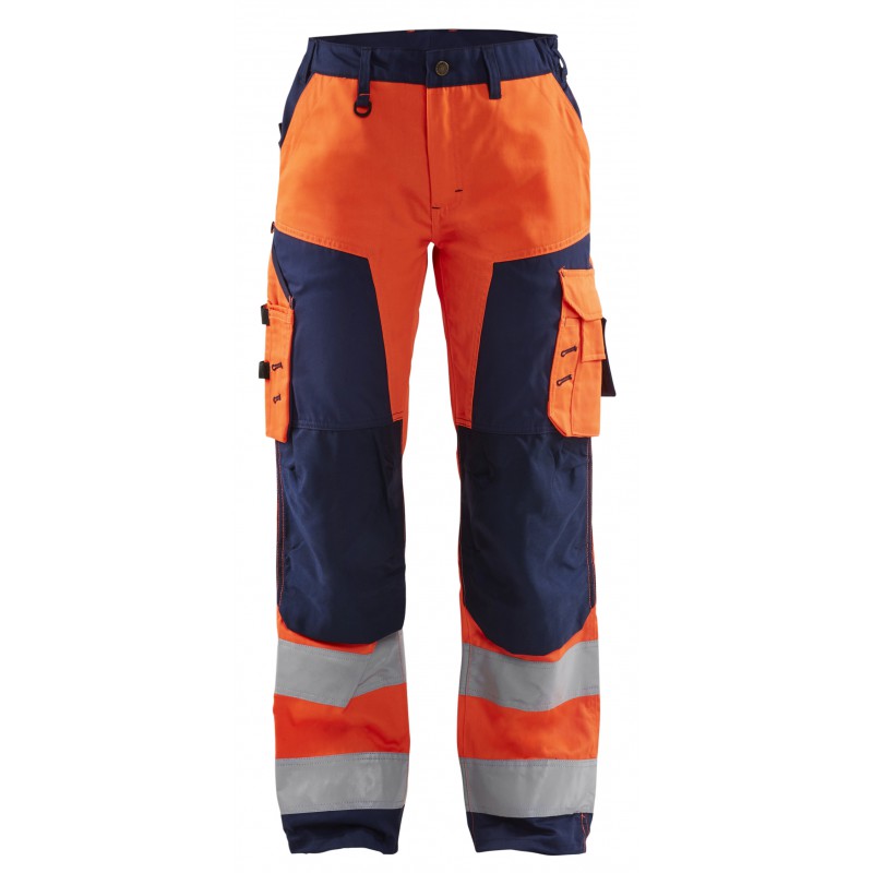 Dames werkbroek High Vis zonder spijkerzakken