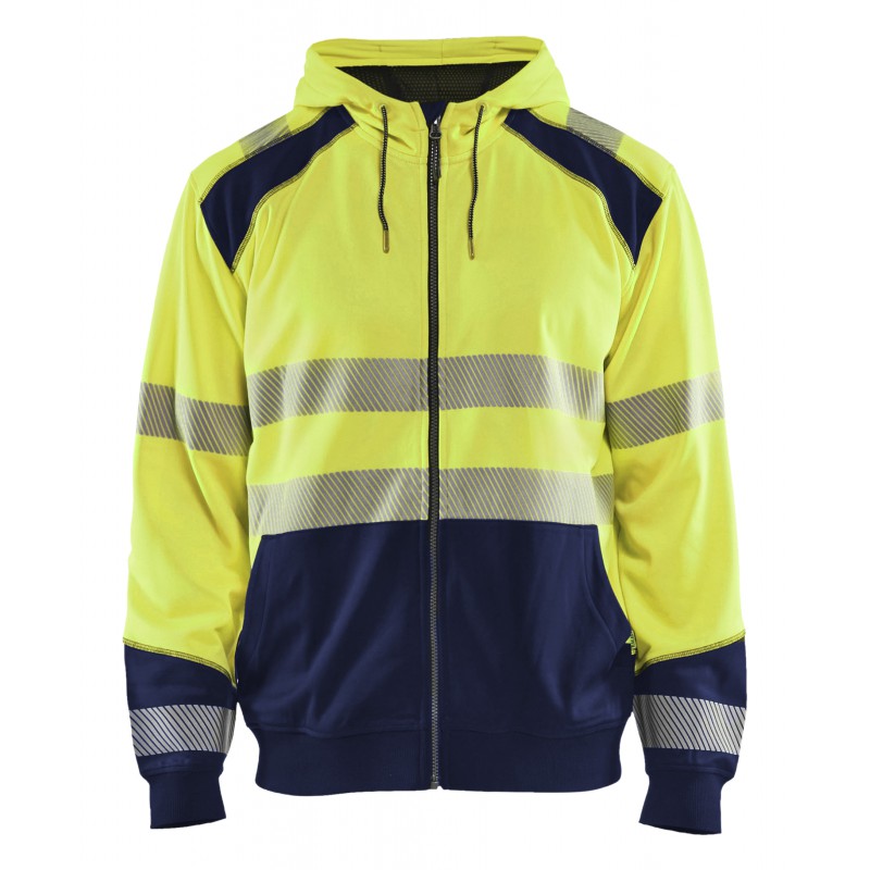 Hooded sweatshirt High Vis