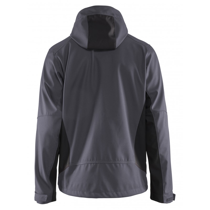 Softshell jack met capuchon