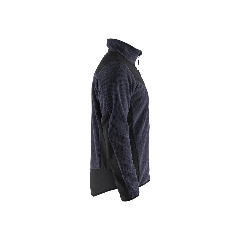 Gebreid vest met softshell