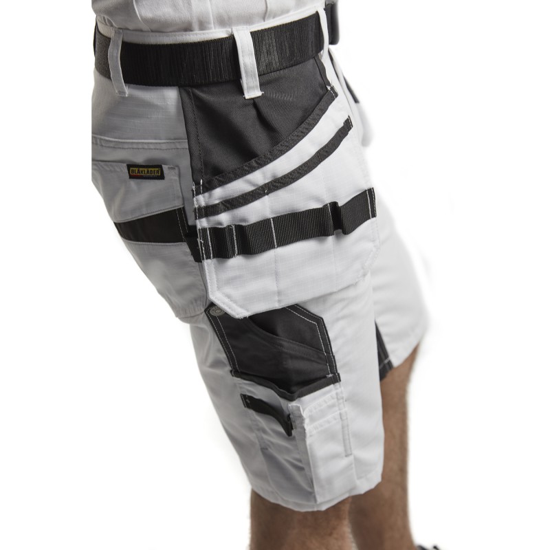 Schildersshort met stretch