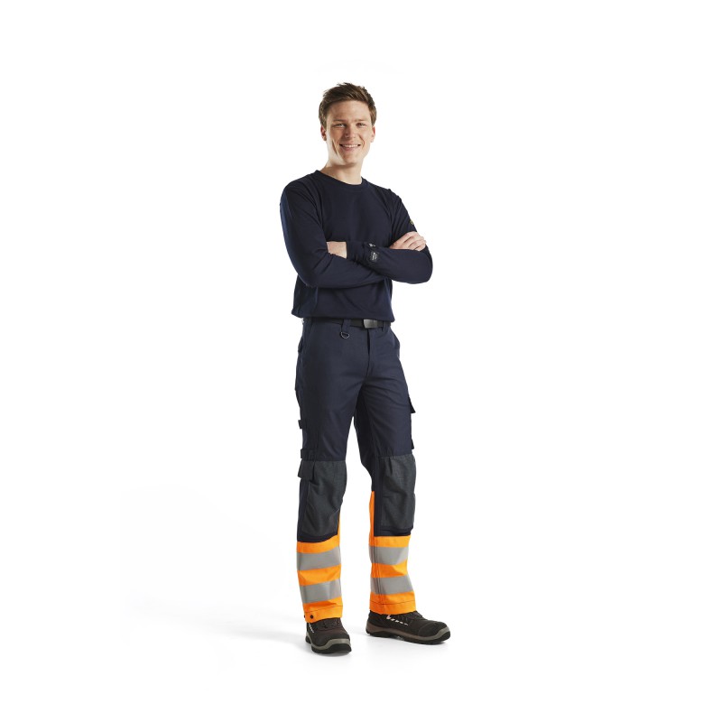 Vlamvertragend T-shirt lange mouwen