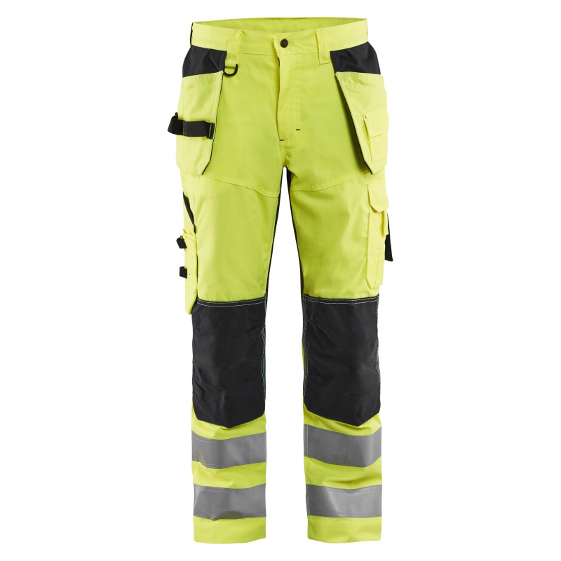 Werkbroek High Vis met ventilatie