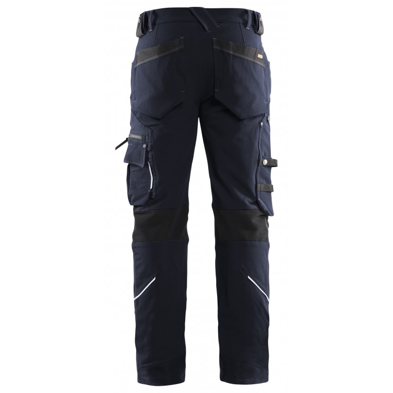 Werkbroek 4-weg stretch X1900 zonder spijkerzakken