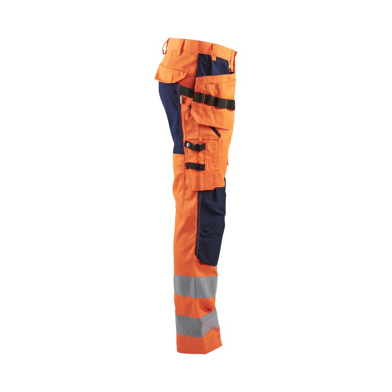 Werkbroek met stretch High Vis