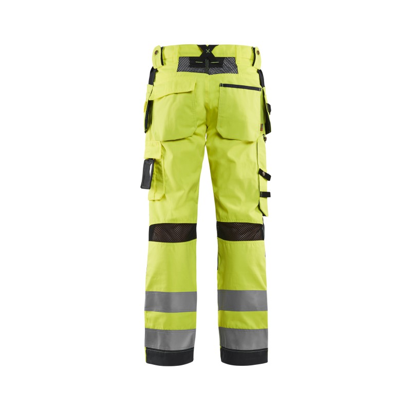 Werkbroek High Vis met ventilatie
