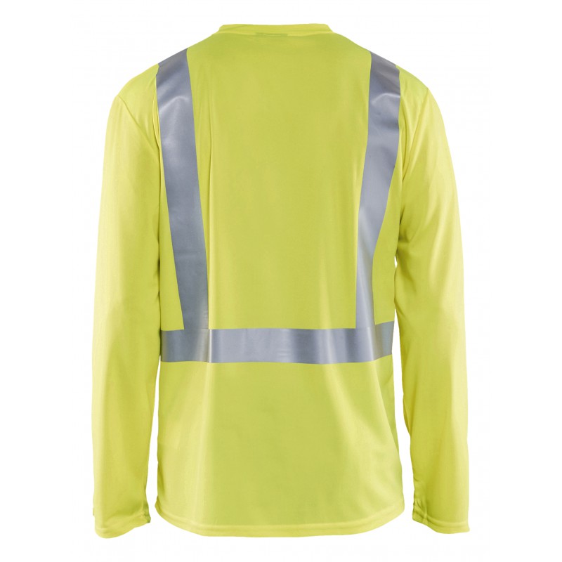UV-T-shirt lange mouw High Vis