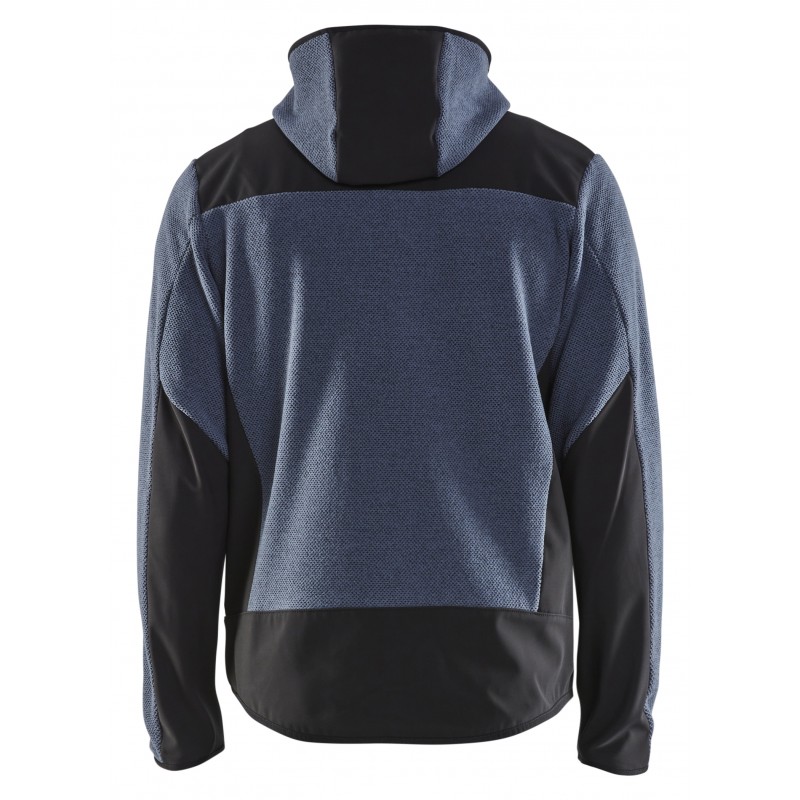 Gebreid jack met softshell