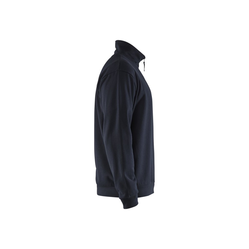 Sweatshirt met halve rits Sweatshirt met halve rits