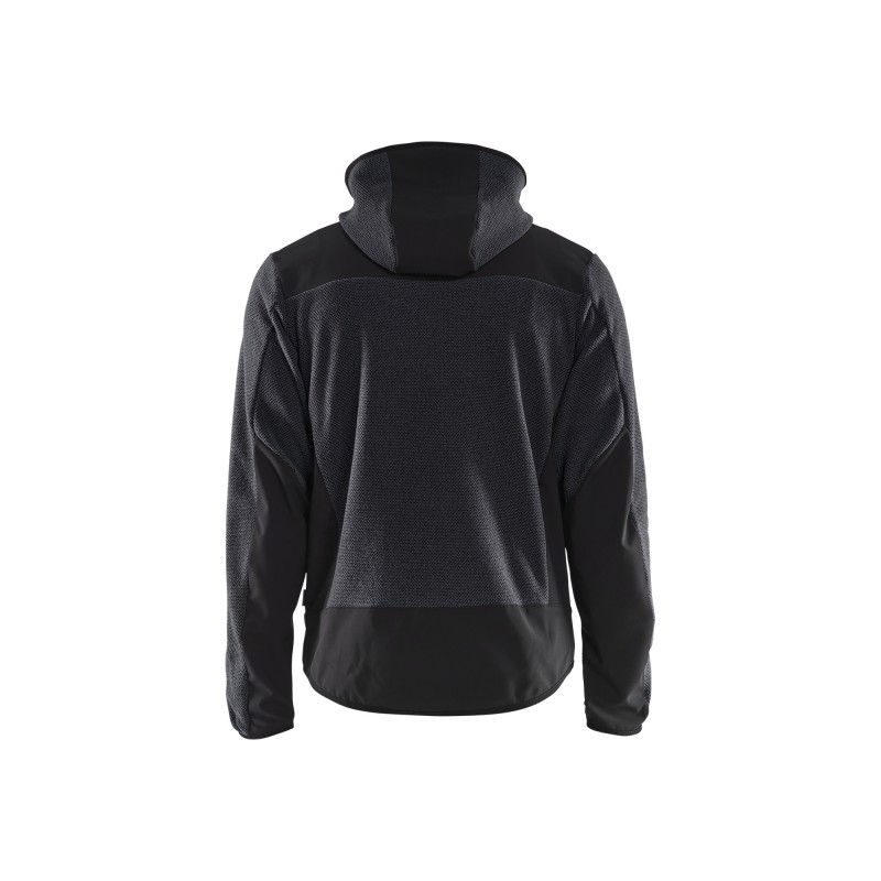 Gebreid jack met softshell