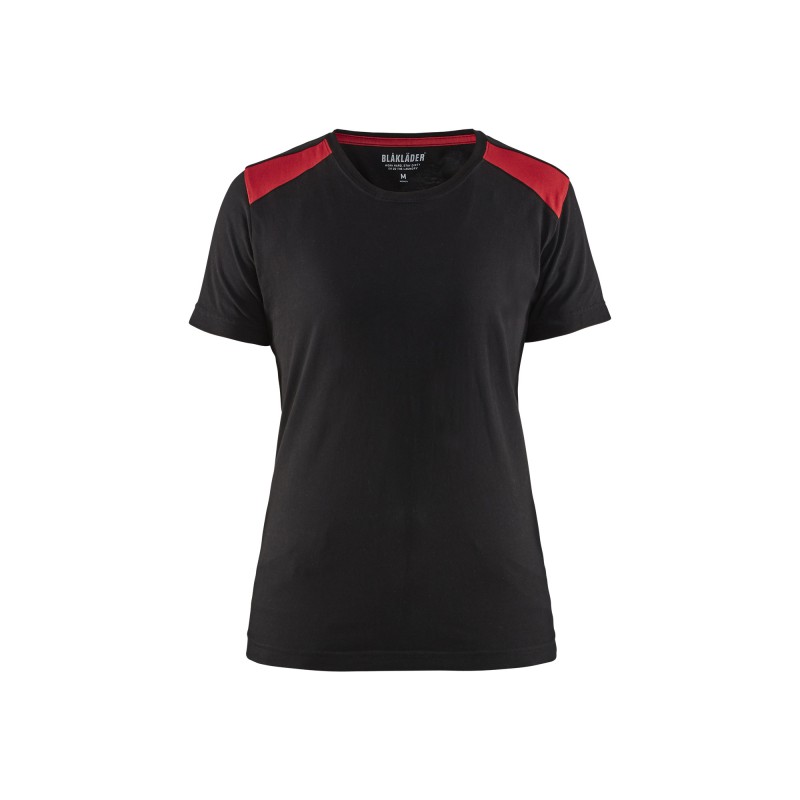 Dames T-shirt bi-colour Dames T-shirt bi-colour