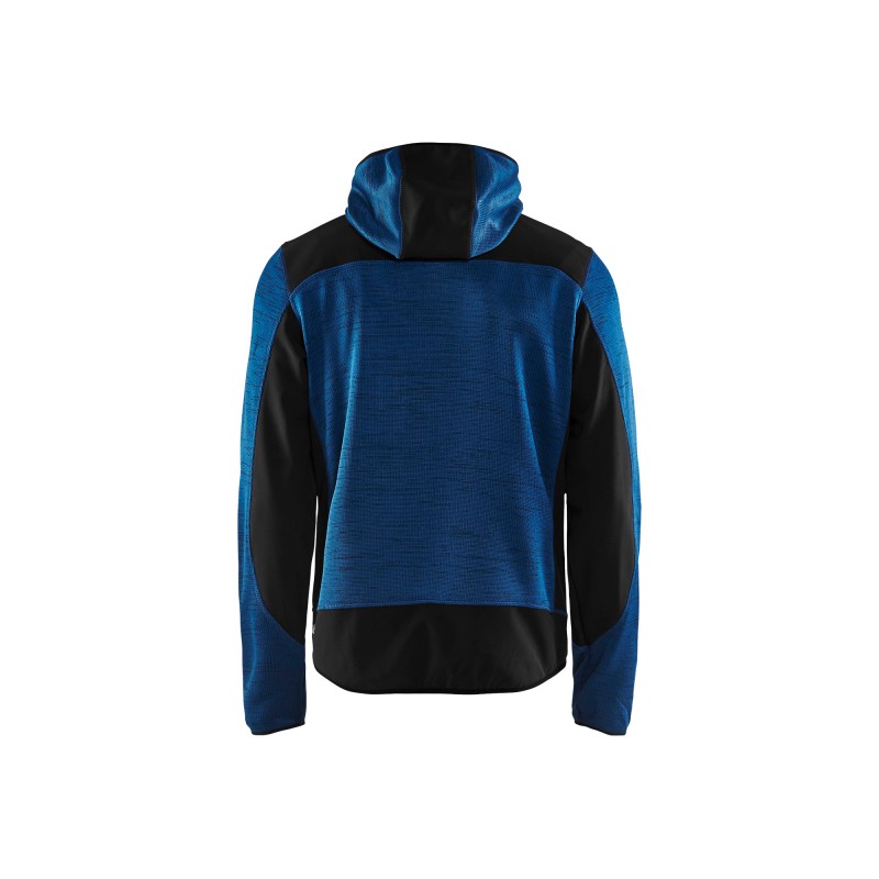 Gebreid vest met softshell