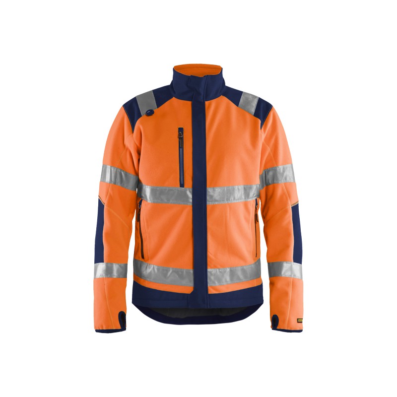 Winddicht Fleecejack High Vis