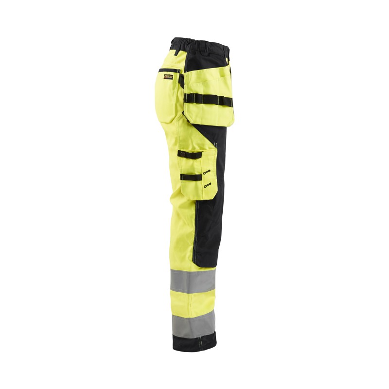 Dames werkbroek High Vis met spijkerzakken