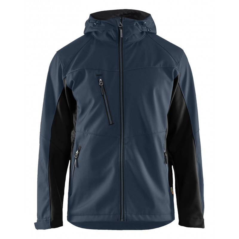 Softshell jack met capuchon
