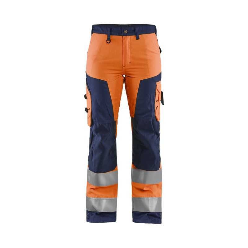 Dames werkbroek High Vis zonder spijkerzakken